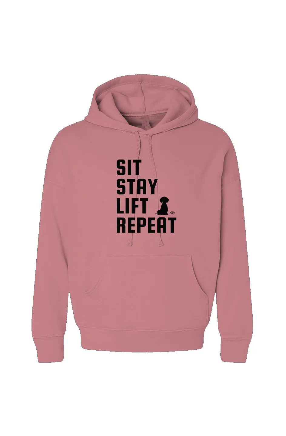 Sit, Stay, Lift, Repeat - Hoodie Apliiq