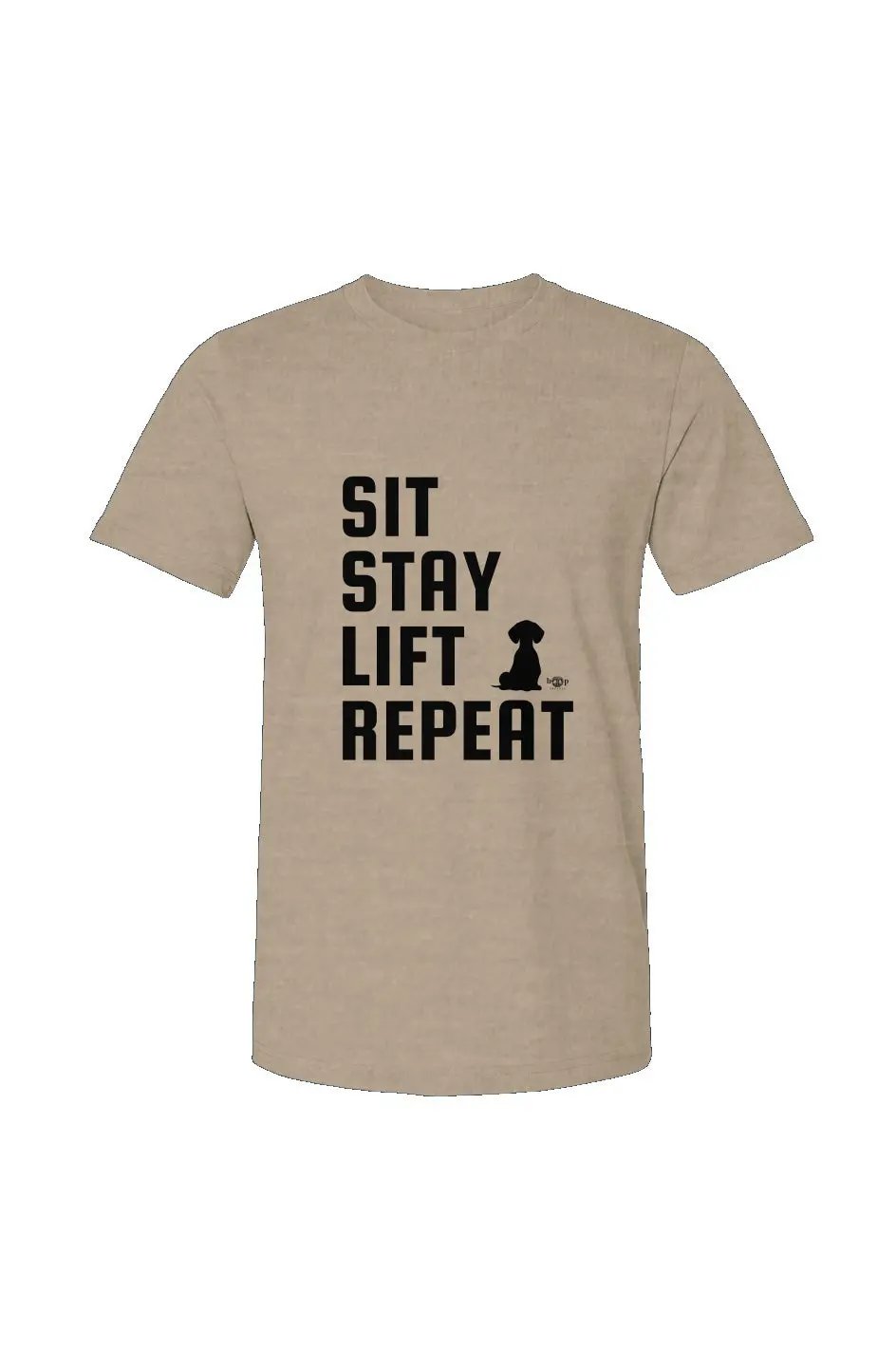 Sit Stay - Unisex Heather Jersey Tee
