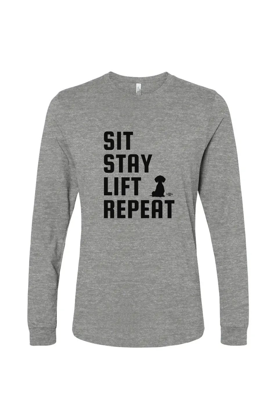 Sit, Stay, Lift, Repeat - Long Sleeve T Apliiq