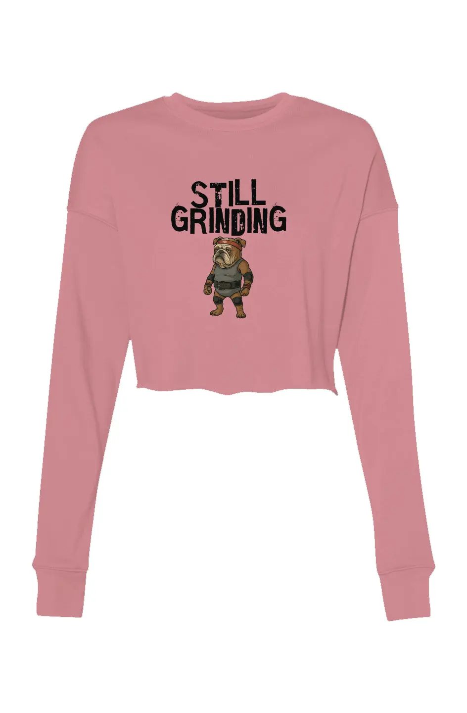 Still Grinding - Women's Crop Sweatshirt