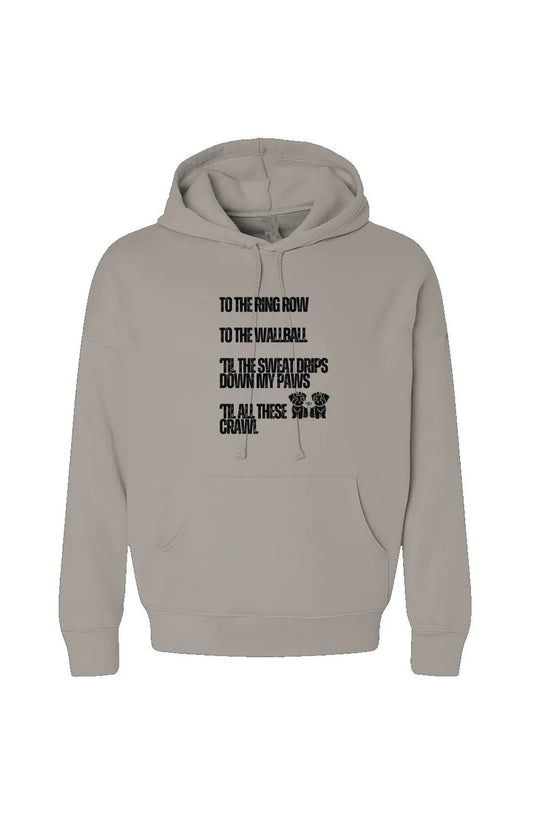 Sweat Drips Down My Paws - Hoodie