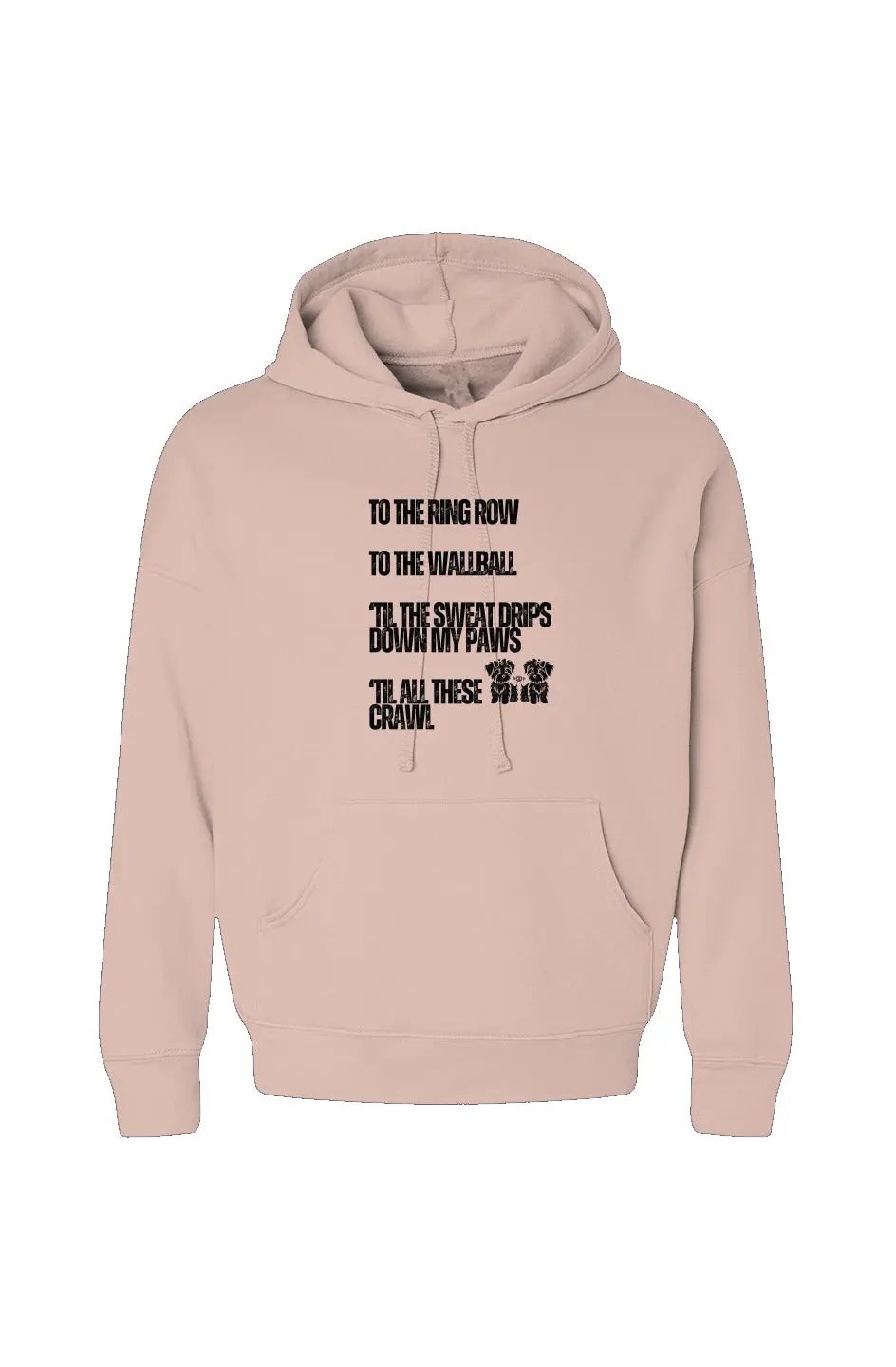 Sweat Drips Down My Paws - Hoodie