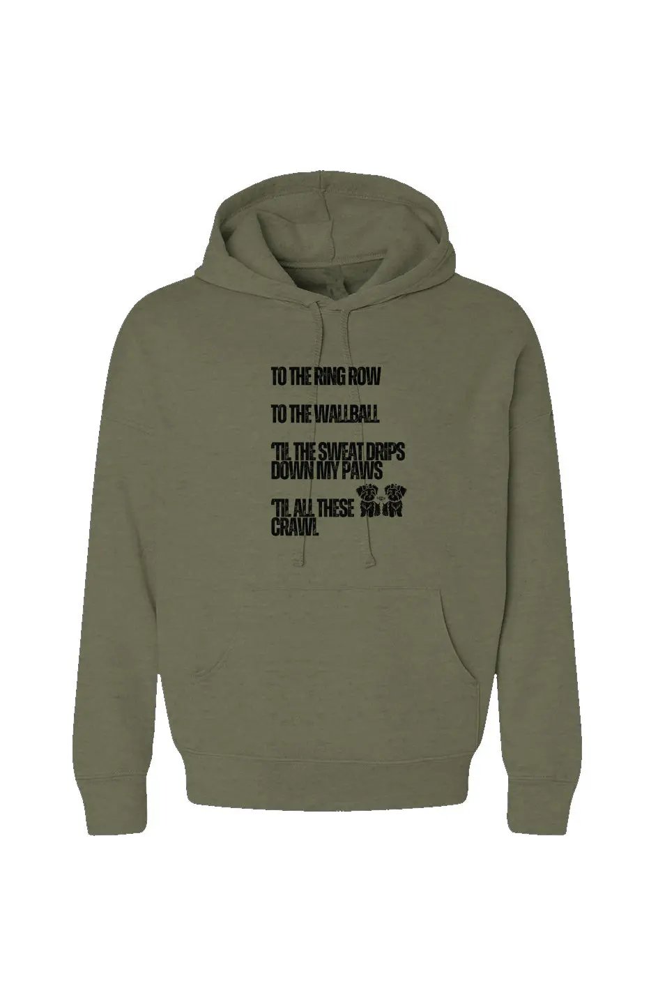 Sweat Drips Down My Paws - Hoodie Apliiq