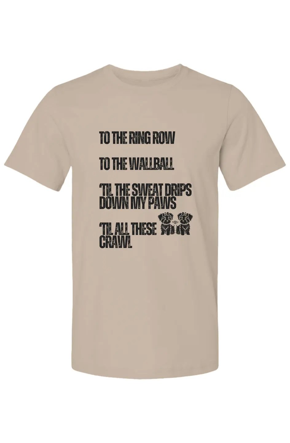 Sweat Drips Down My Paws - Cotton T Apliiq