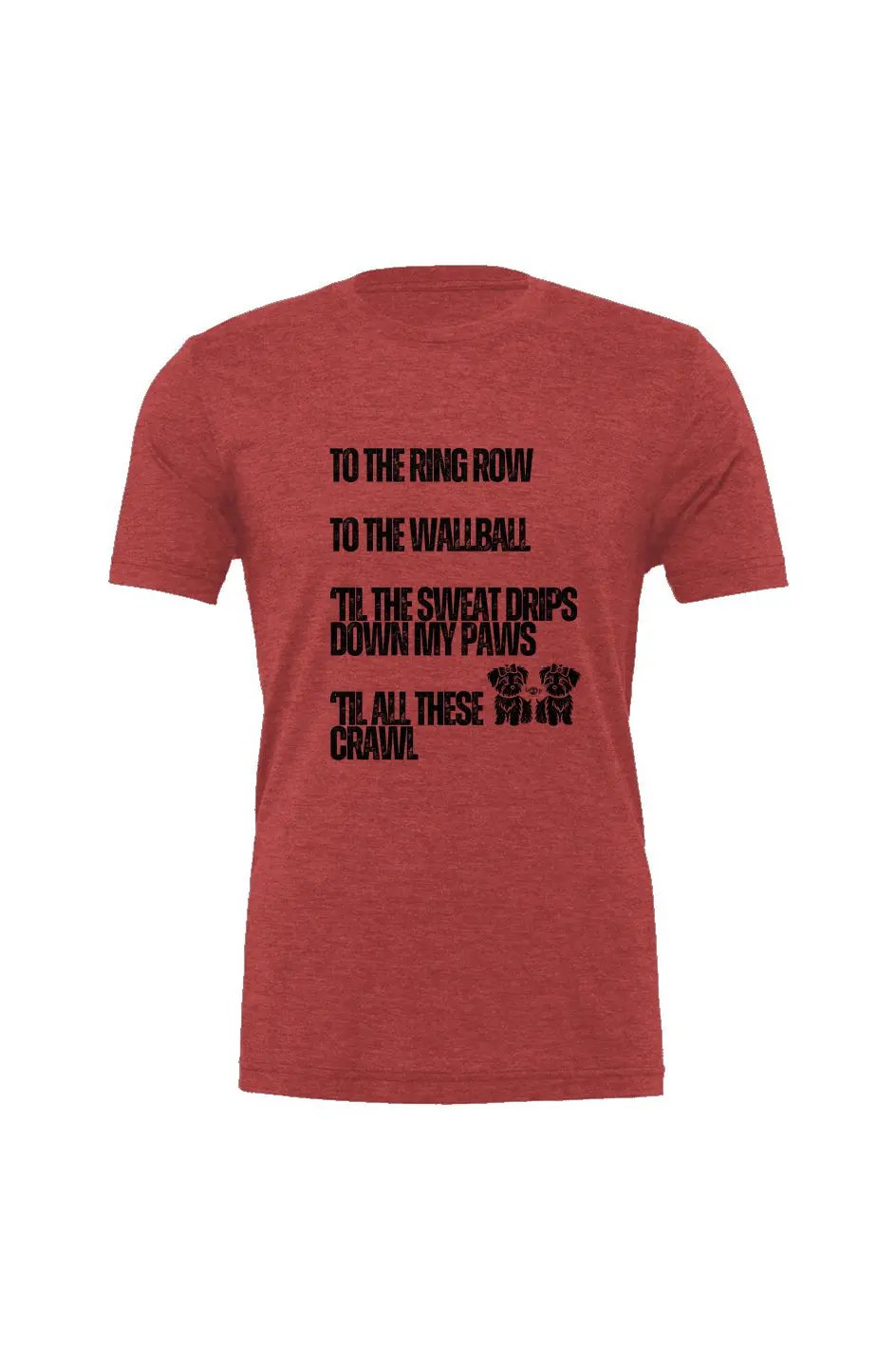 Sweat Drips Down My Paws - Triblend T - Boop Apparel