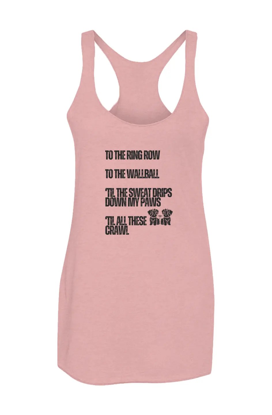 Sweat - Women’s Triblend Racerback Tank