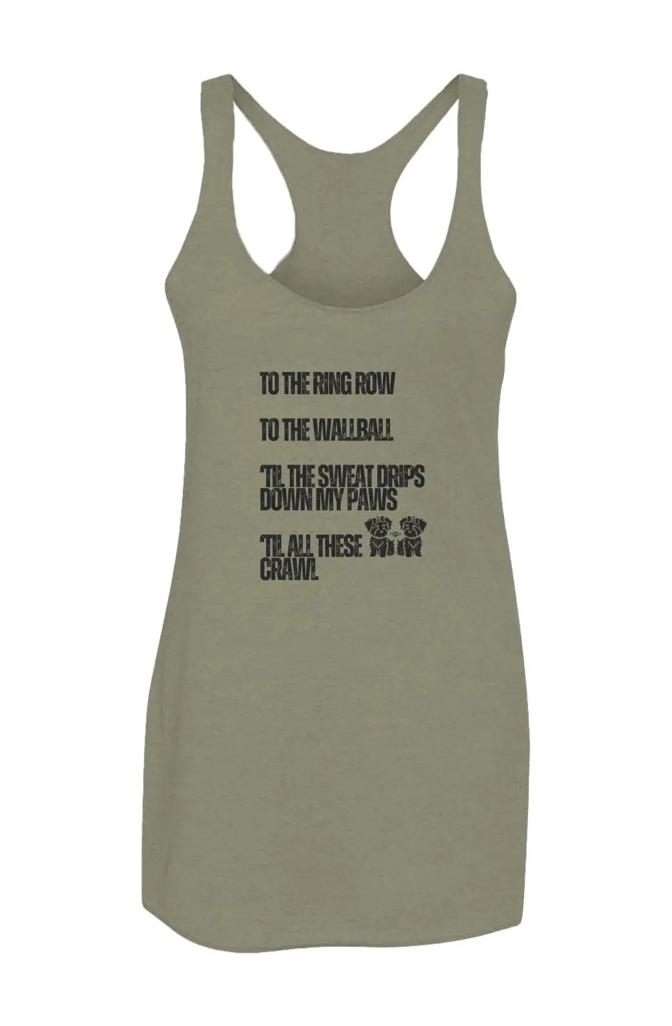 Sweat - Women’s Triblend Racerback Tank