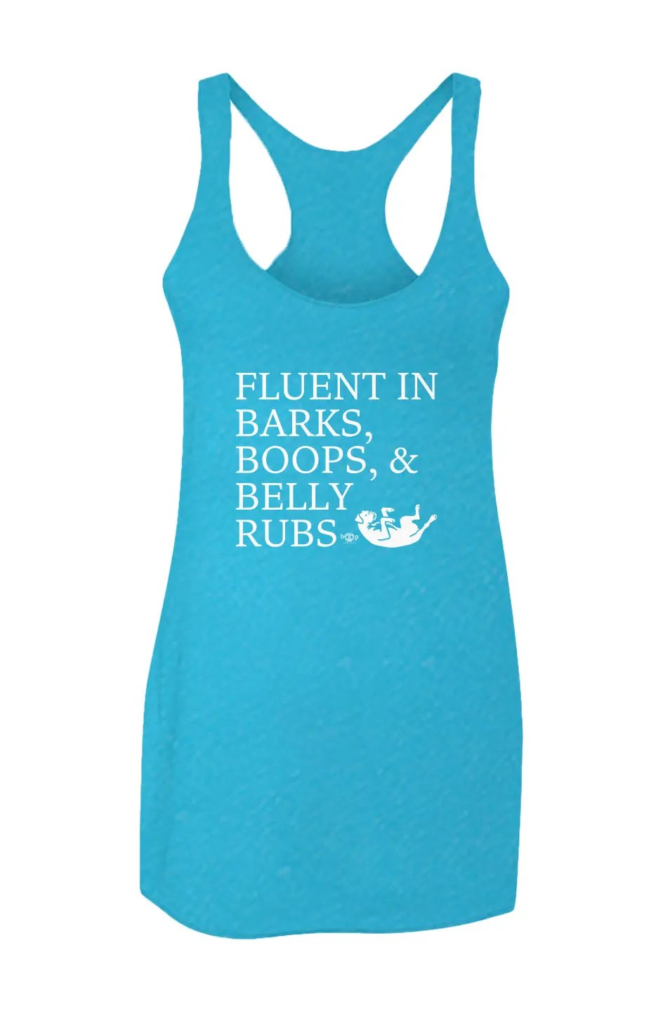 Trilingual - Racerback Tank - Boop Apparel