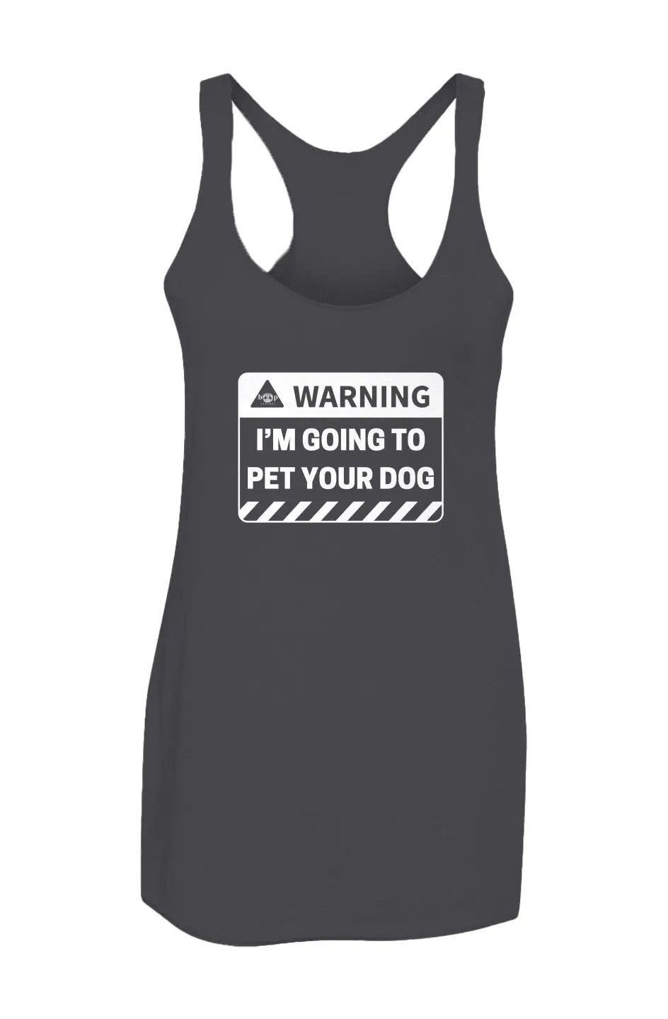 Warning - Women’s Triblend Racerback Tank