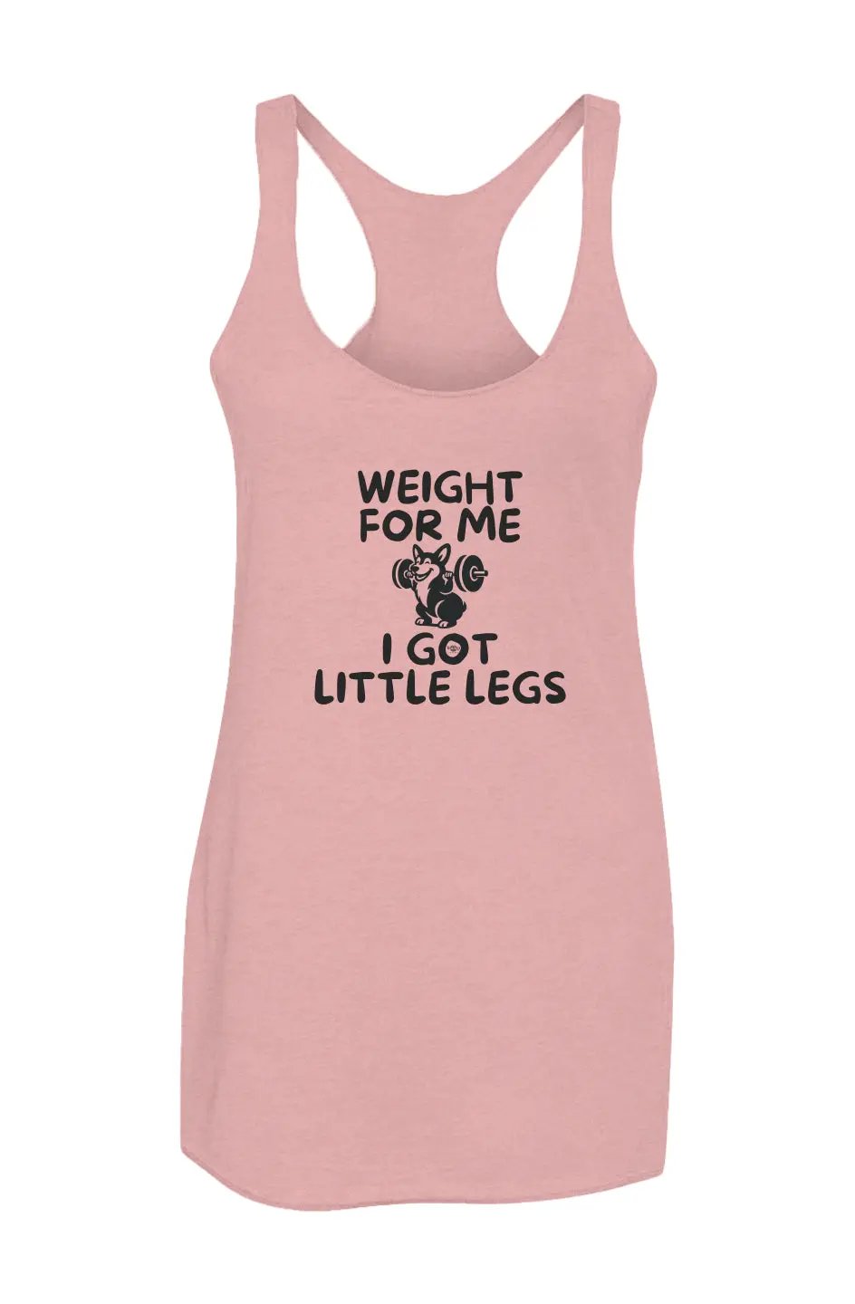 Weight for Me - Women’s Triblend Racerback Tank