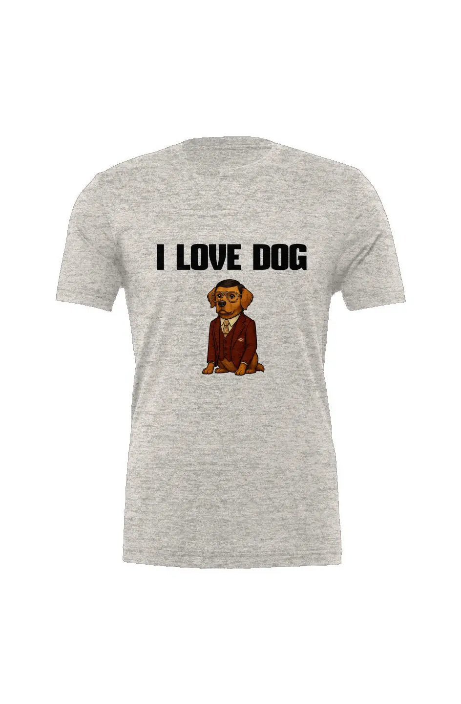I Love Dog - Triblend