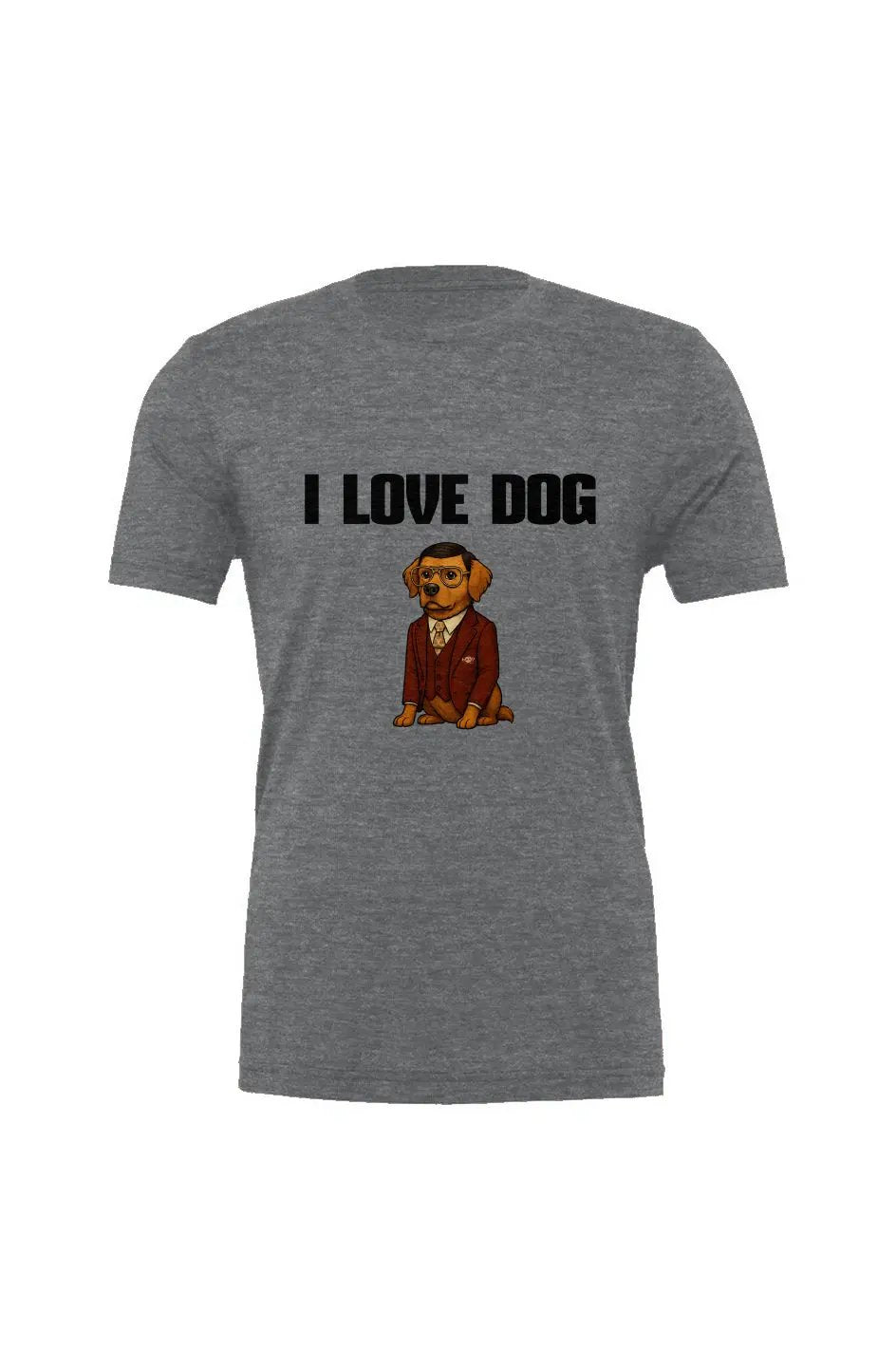 I Love Dog - Triblend