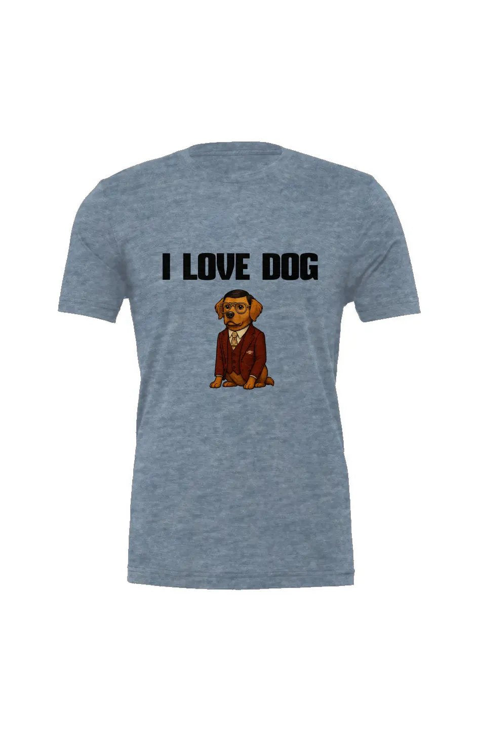 I Love Dog - Triblend
