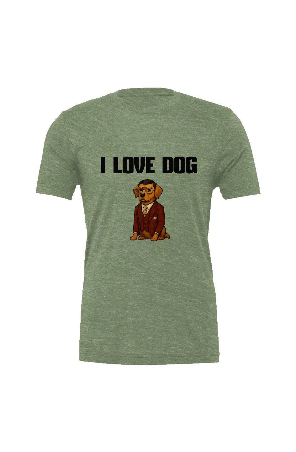 I Love Dog - Triblend Apliiq