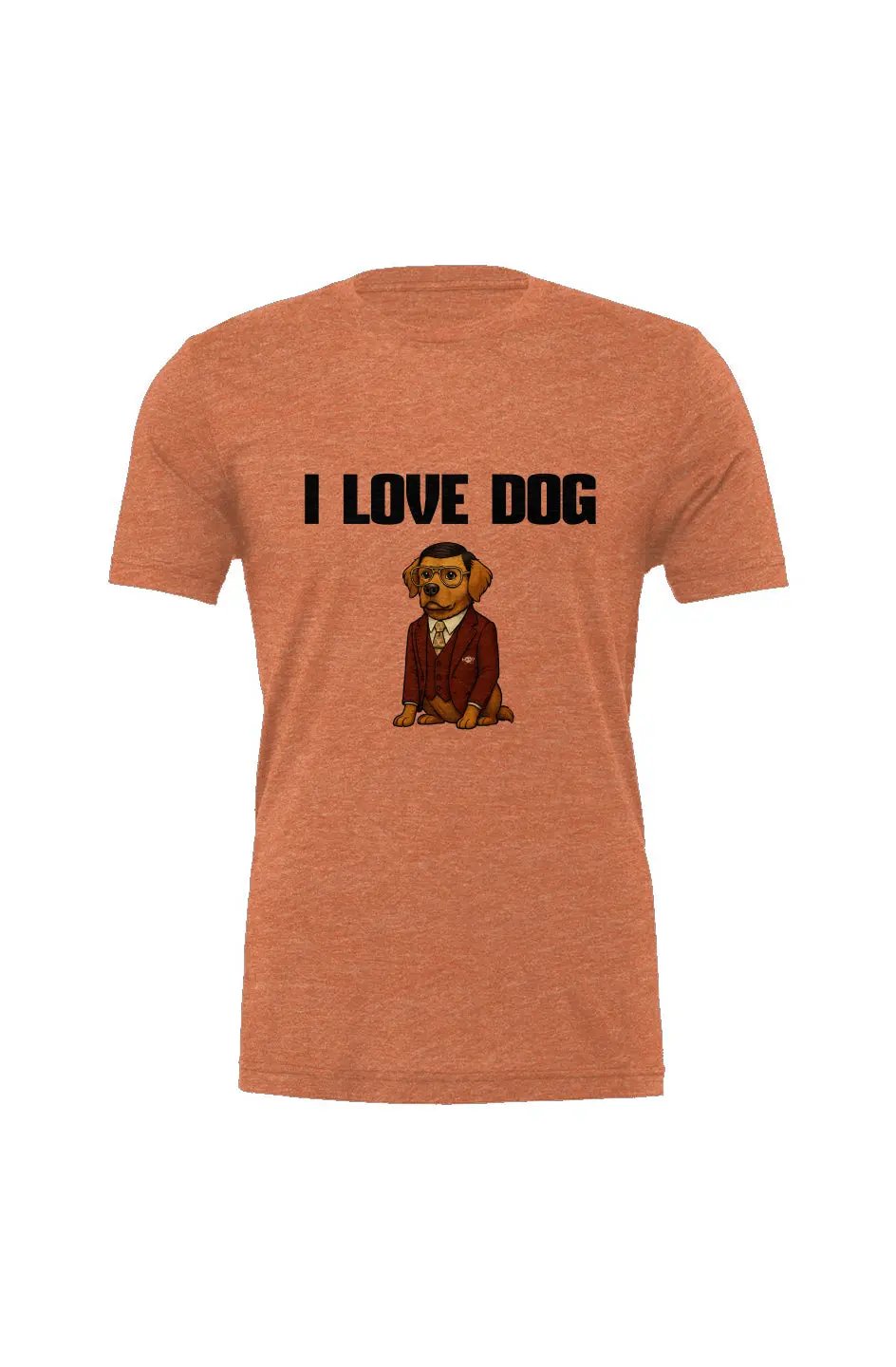 I Love Dog - Triblend Apliiq