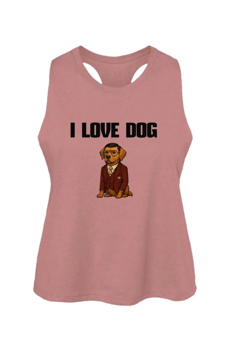 I Love Dog - Crop Tank