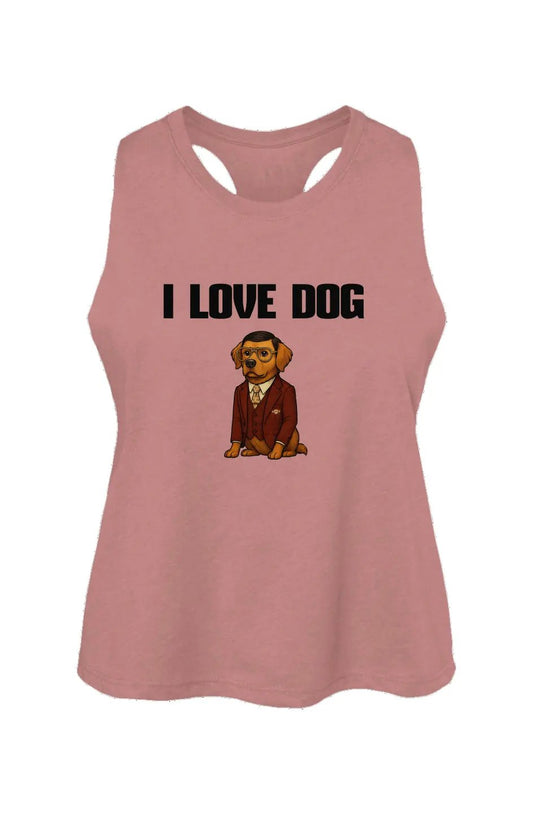 I Love Dog - Crop Tank