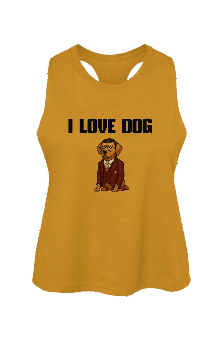 I Love Dog - Crop Tank