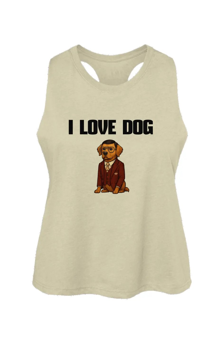 I Love Dog - Crop Tank Apliiq