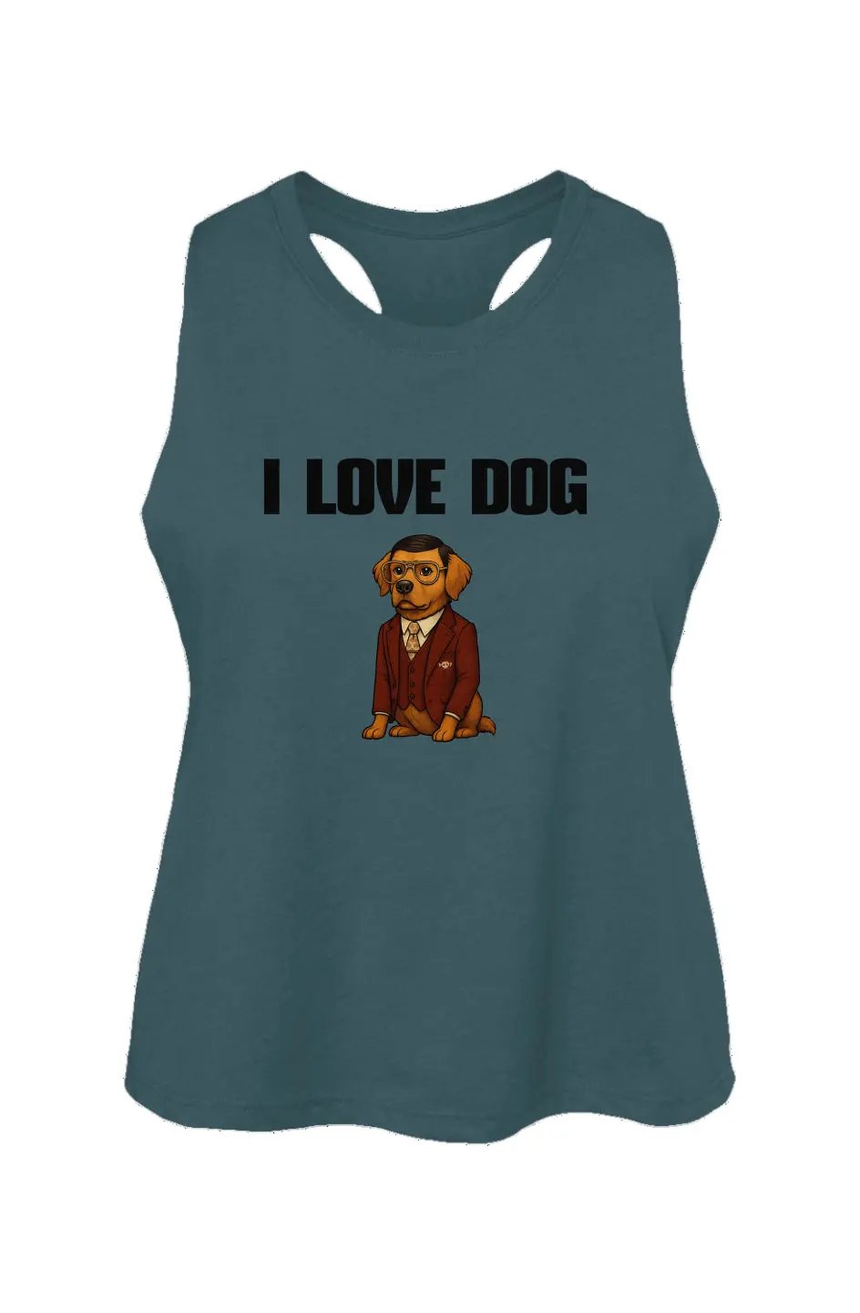 I Love Dog - Crop Tank Apliiq