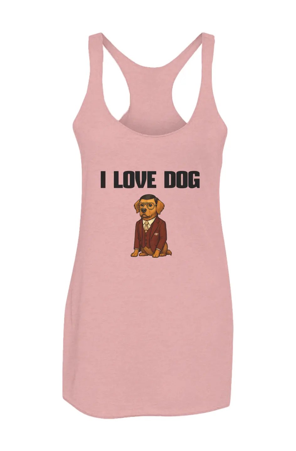 I love Dog - Racerback Tank