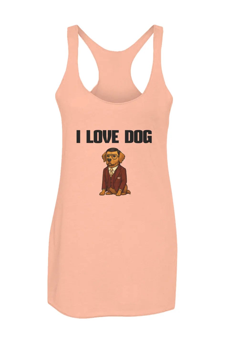 I love Dog - Racerback Tank Apliiq
