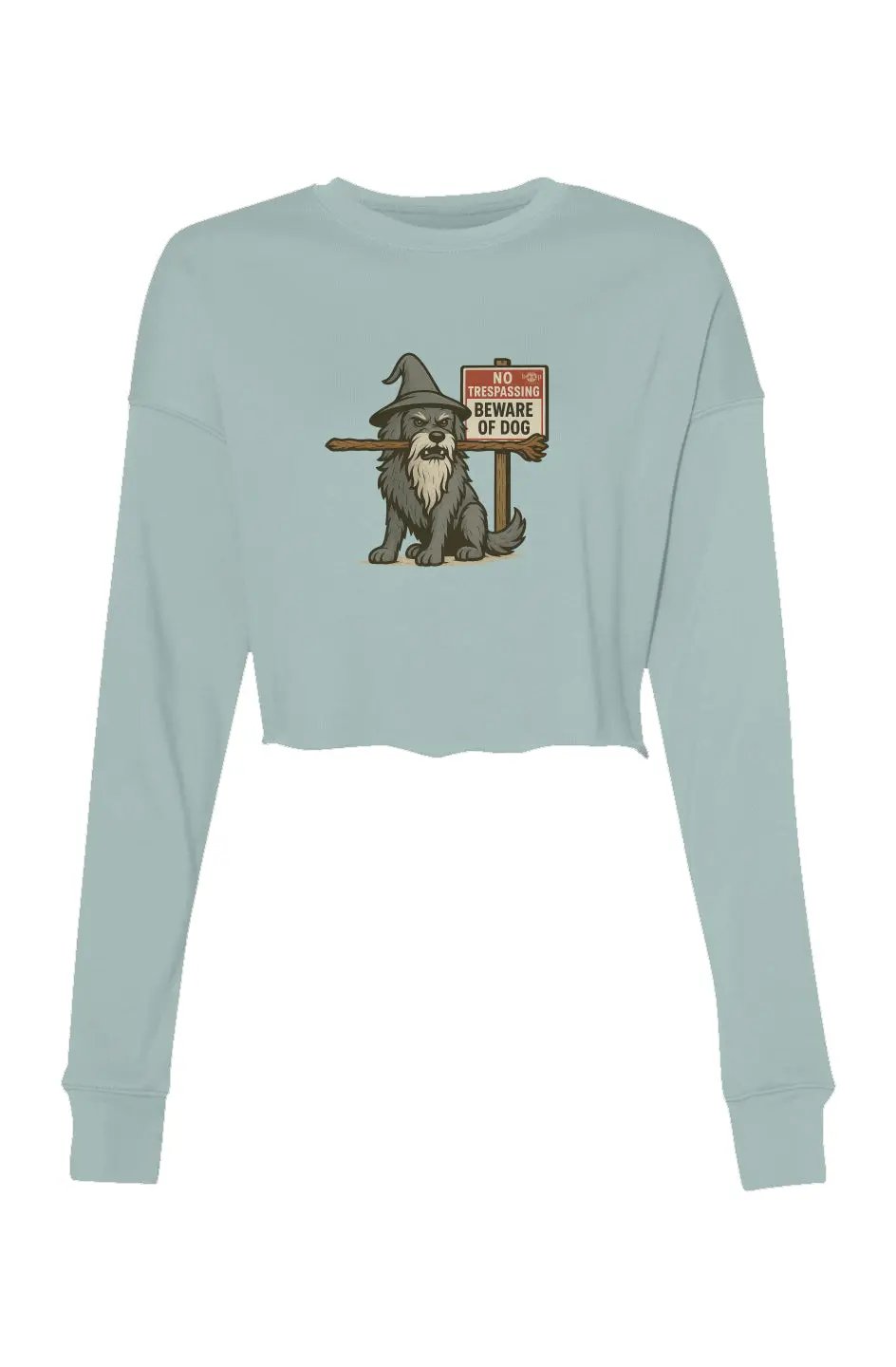 You Shall Not Pass - Crop Sweatshirt Apliiq