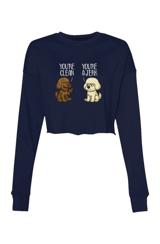 Clean and Jerk - Crop Sweatshirt