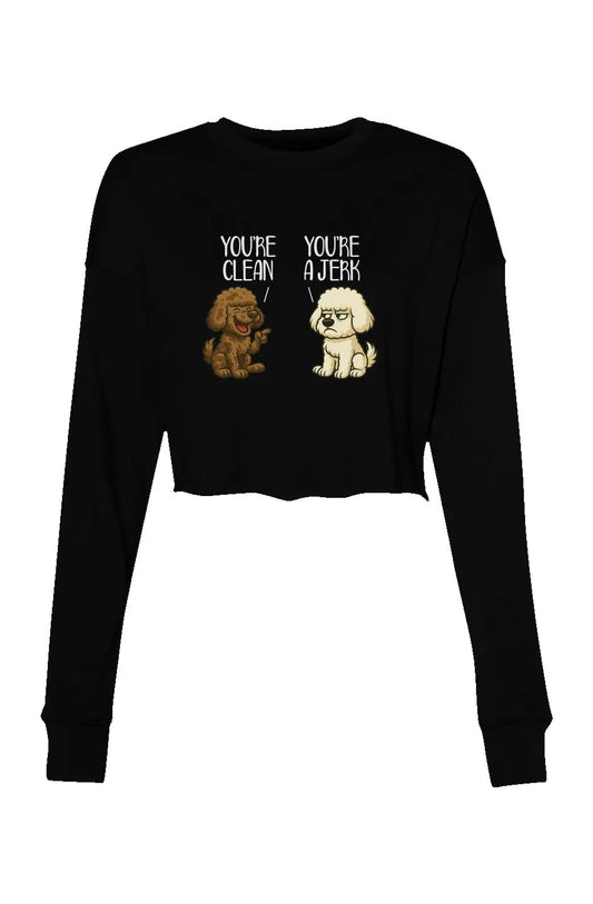 Clean and Jerk - Crop Sweatshirt
