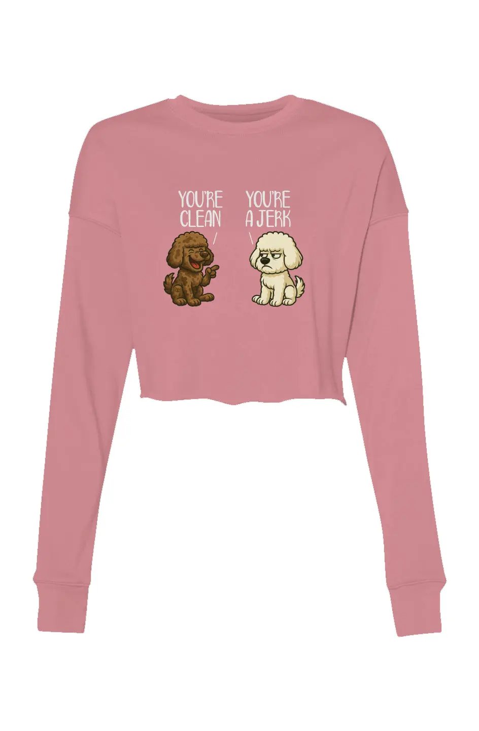 Clean and Jerk - Crop Sweatshirt