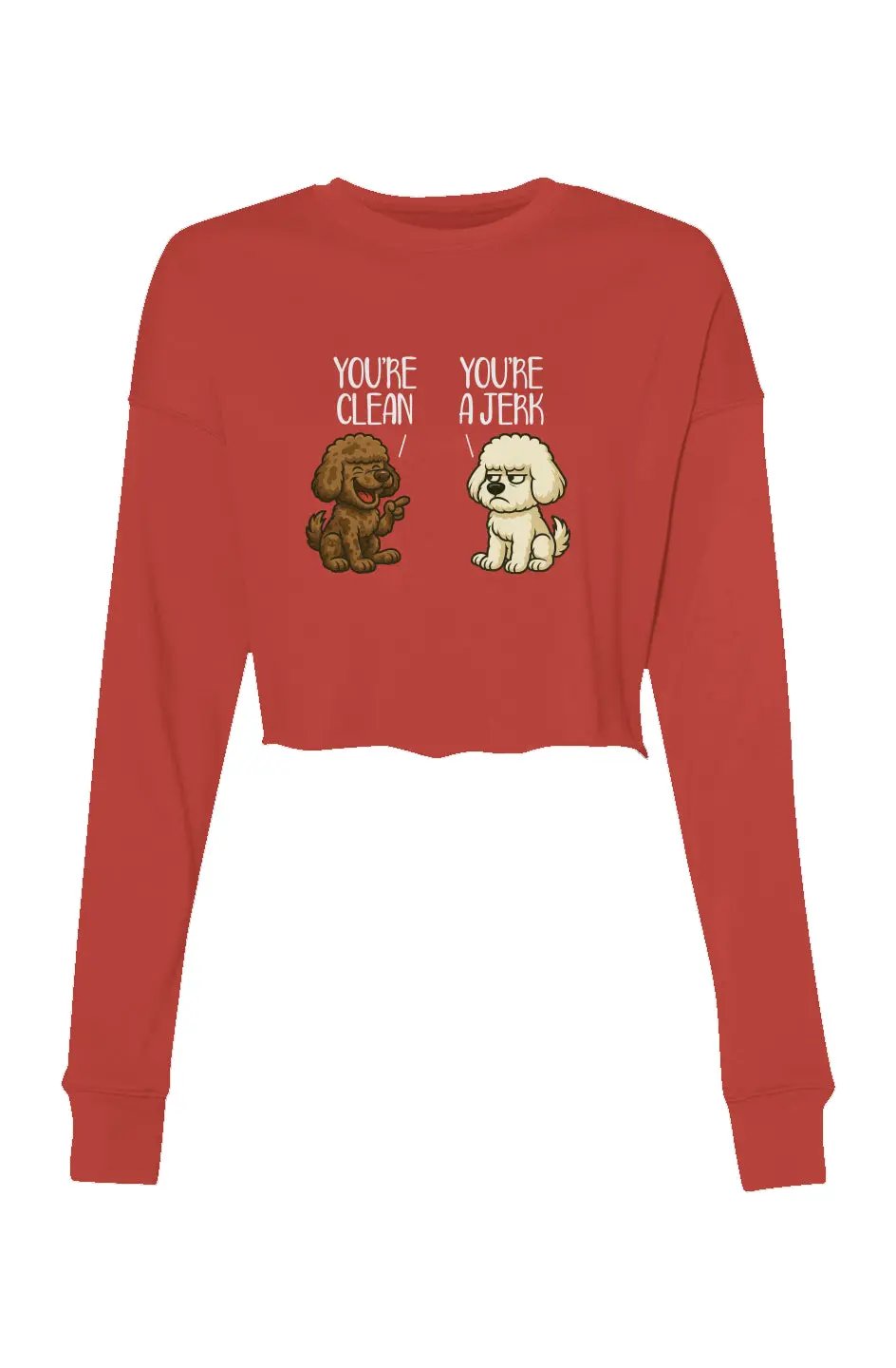 Clean and Jerk - Crop Sweatshirt Apliiq