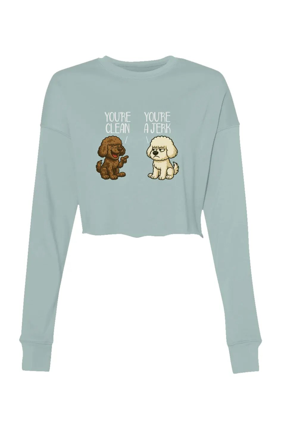 Clean and Jerk - Crop Sweatshirt Apliiq