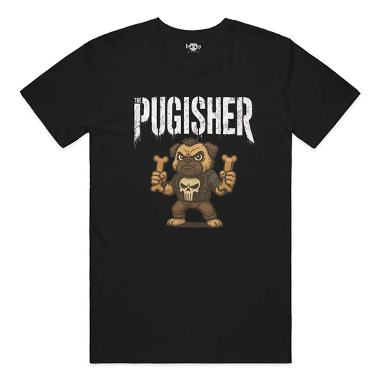 Funny dog owner t-shirt with sarcastic humor -Pugisher - Cotton T