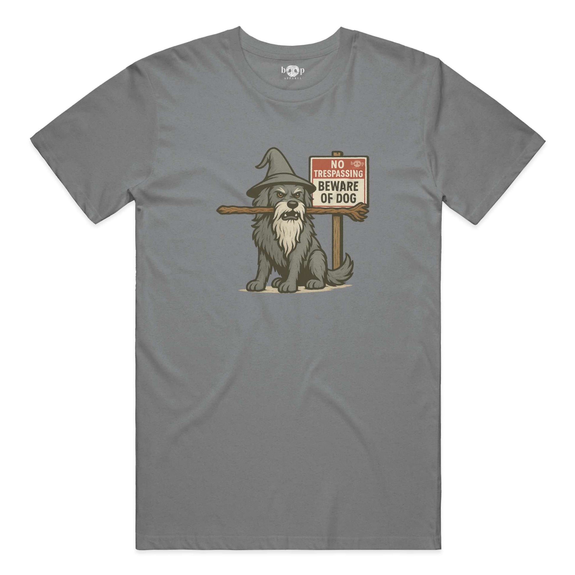 Funny dog owner t-shirt with sarcastic humor -You Shall Not Pass - Triblend T