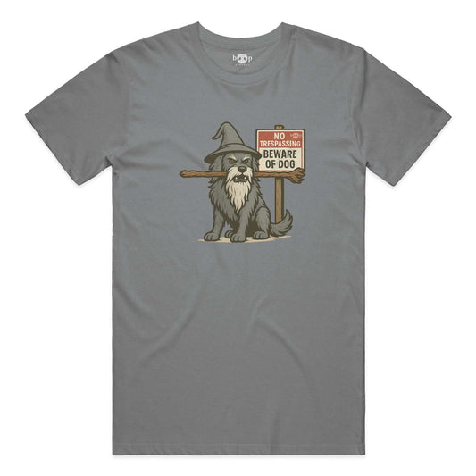 Funny dog owner t-shirt with sarcastic humor -You Shall Not Pass - Triblend T