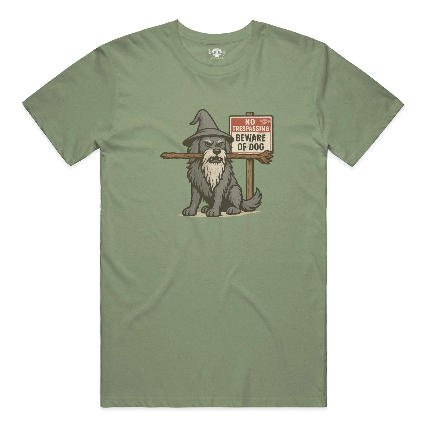 Funny dog owner t-shirt with sarcastic humor -You Shall Not Pass - Triblend T