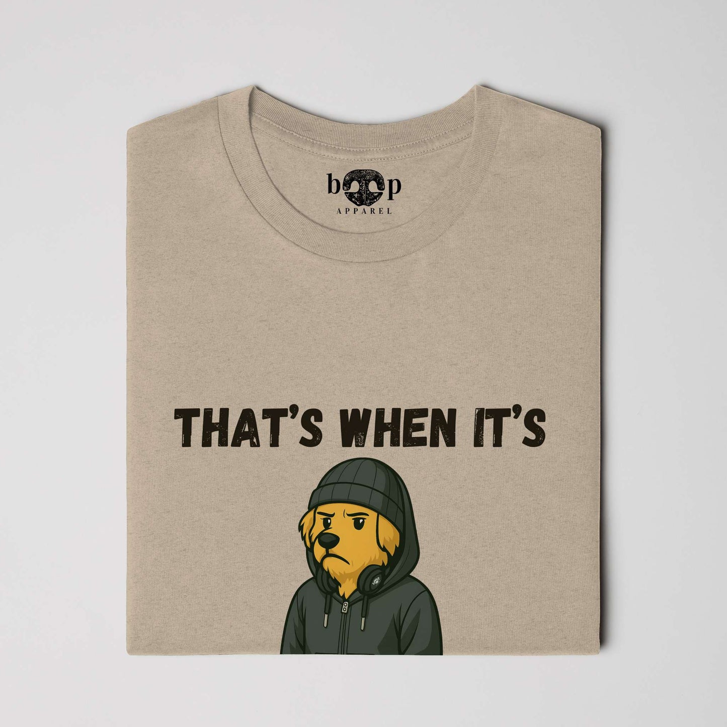 Funny dog owner t-shirt with sarcastic humor -Back to the Lab Again - Heather T