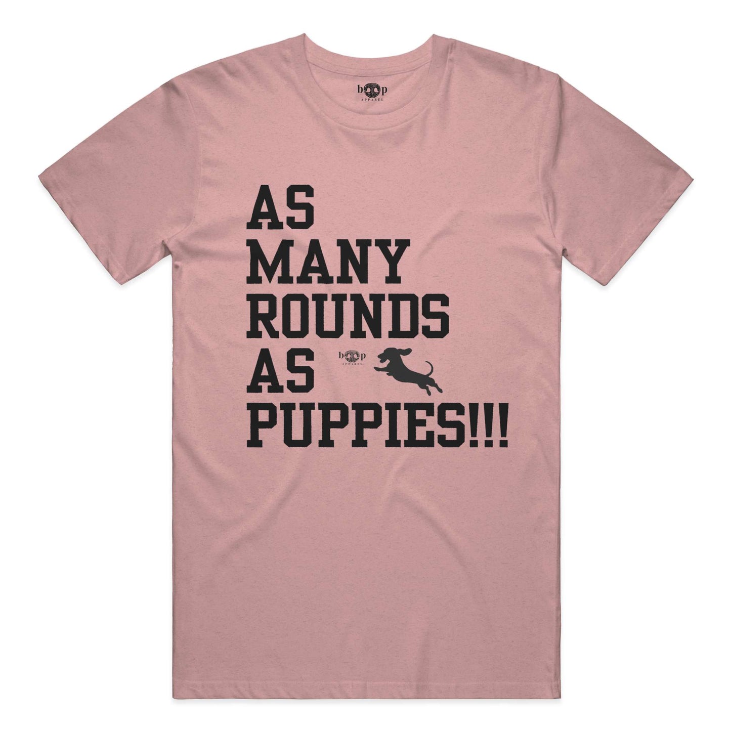 Funny dog owner t-shirt with sarcastic humor -AMRAPuppies - Heather T