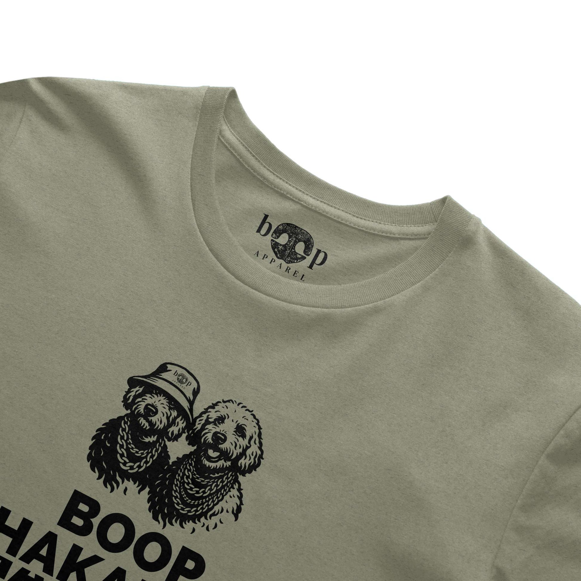 Funny dog owner t-shirt with sarcastic humor -Boop Shakalaka - Heather T