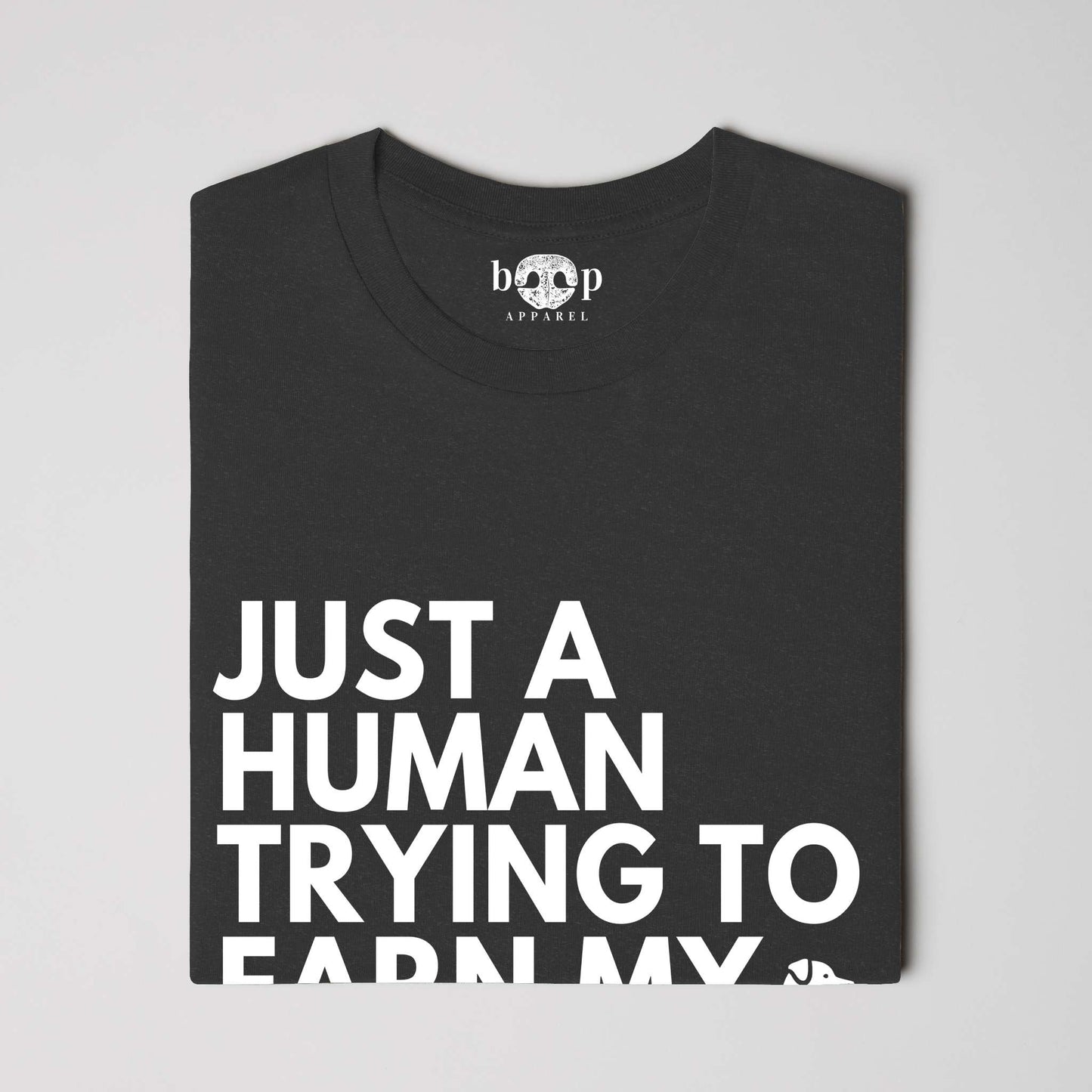 Funny dog owner t-shirt with sarcastic humor -Dog's Approval - Heather T