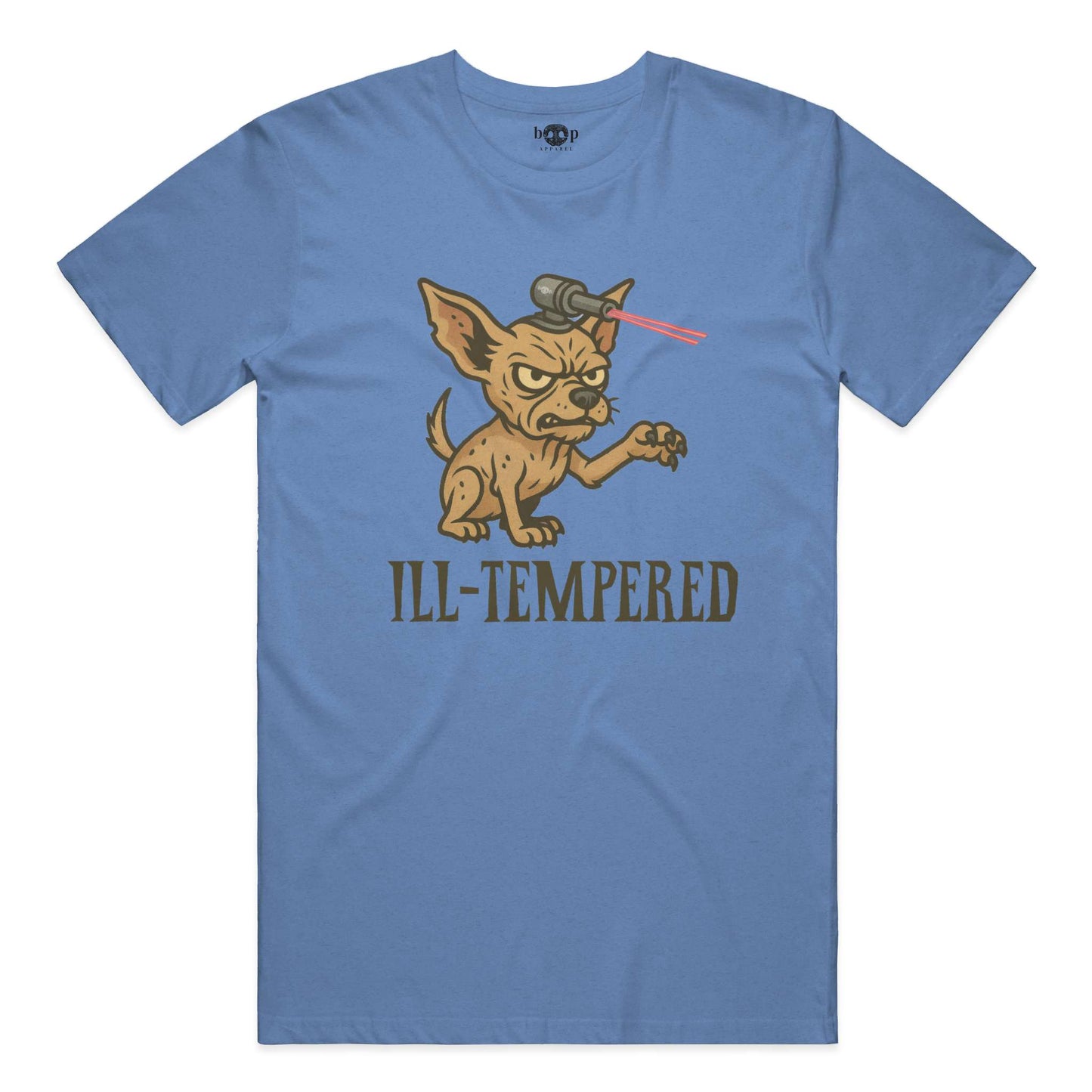 Funny dog owner t-shirt with sarcastic humor -Ill-Tempered - Heather T