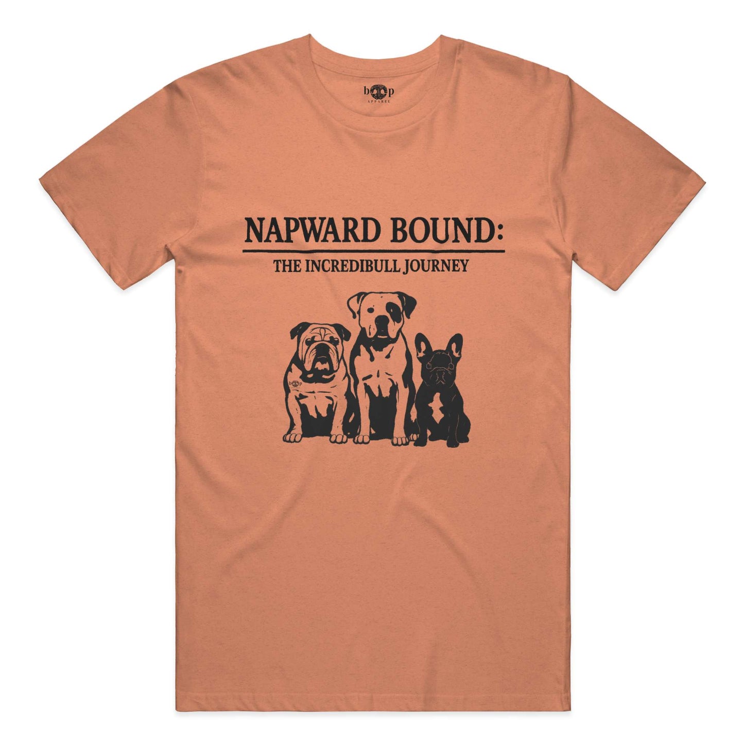 Funny dog owner t-shirt with sarcastic humor -Napward Bound - Heather T