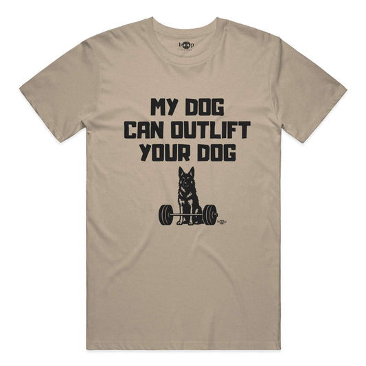 Funny dog owner t-shirt with sarcastic humor -Outlift - Heather T