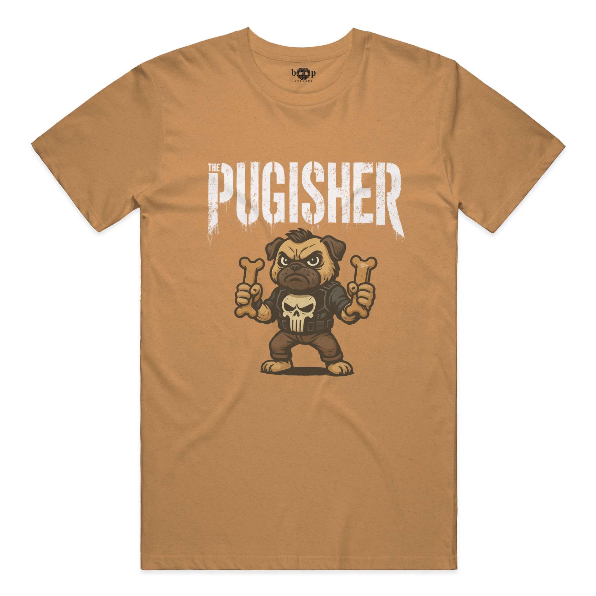 Funny dog owner t-shirt with sarcastic humor -Pugisher - Heather T