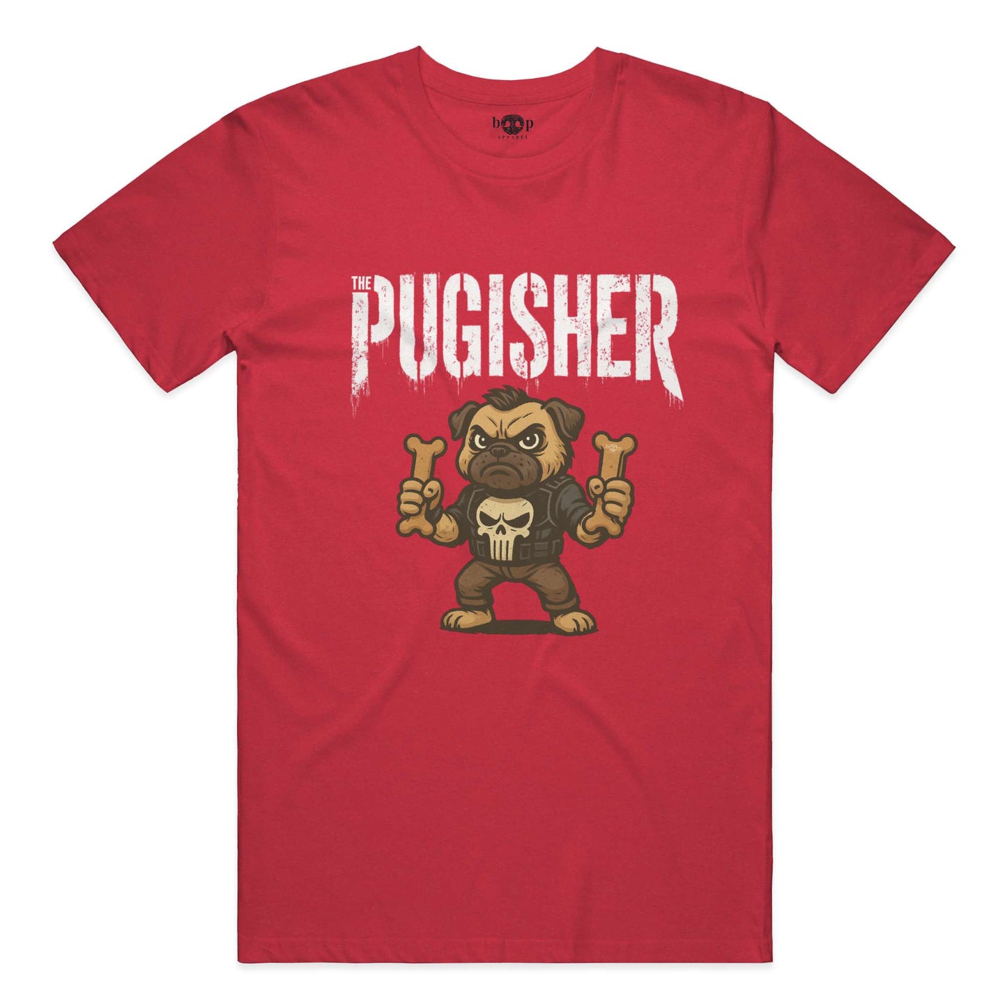 Funny dog owner t-shirt with sarcastic humor -Pugisher - Heather T