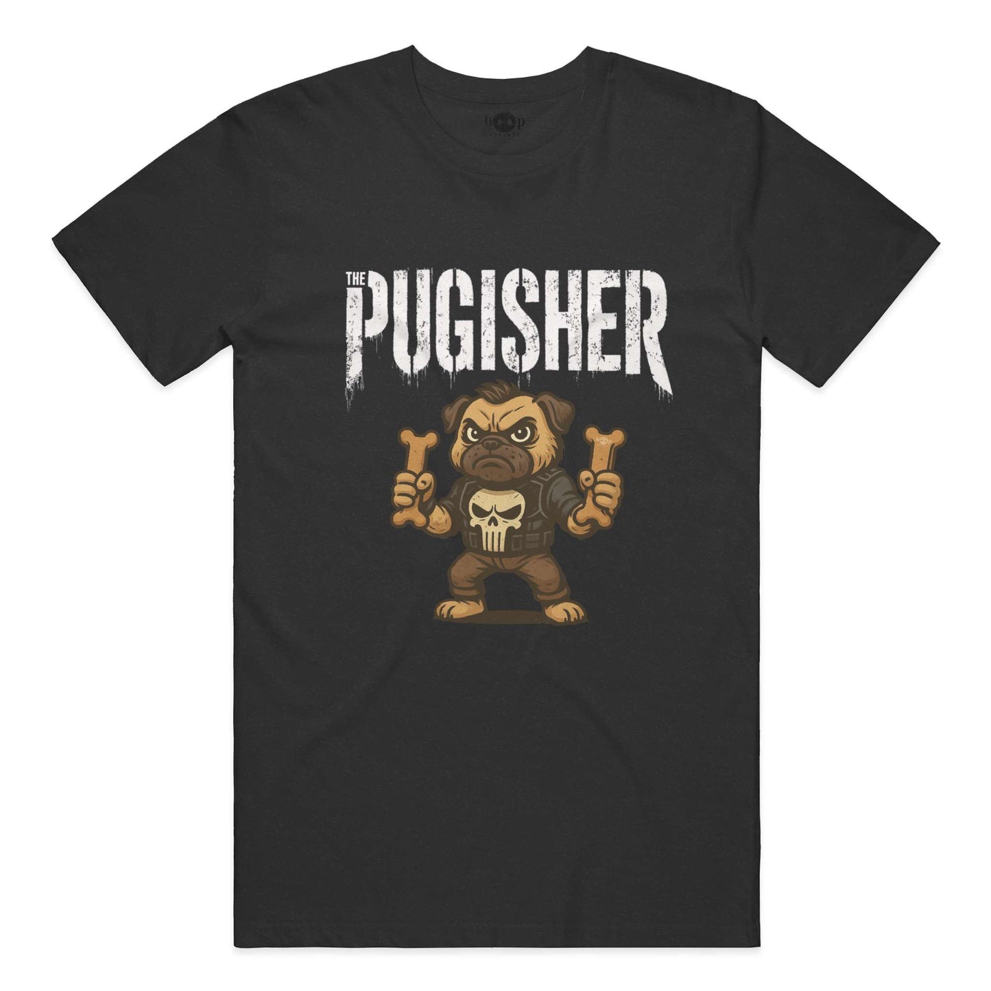 Funny dog owner t-shirt with sarcastic humor -Pugisher - Heather T