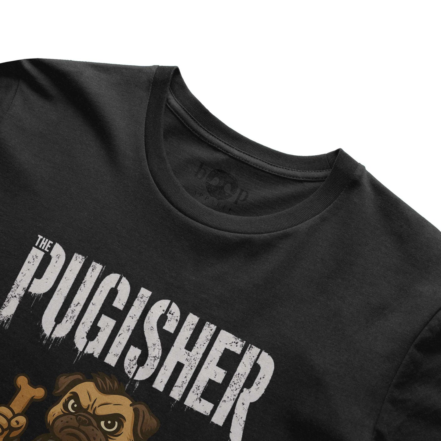 Funny dog owner t-shirt with sarcastic humor -Pugisher - Heather T