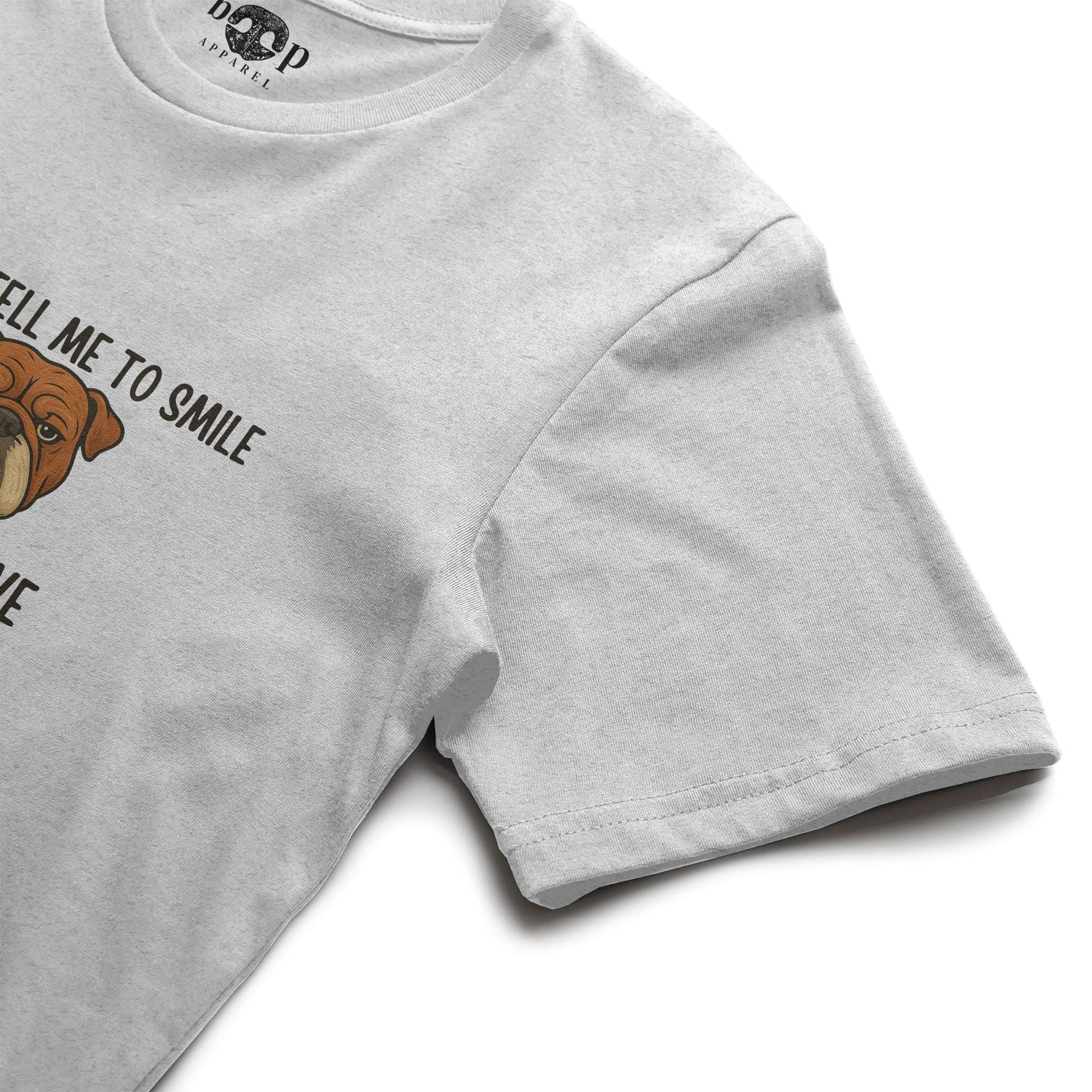 Funny dog owner t-shirt with sarcastic humor -Resting Bully Face - Heather T