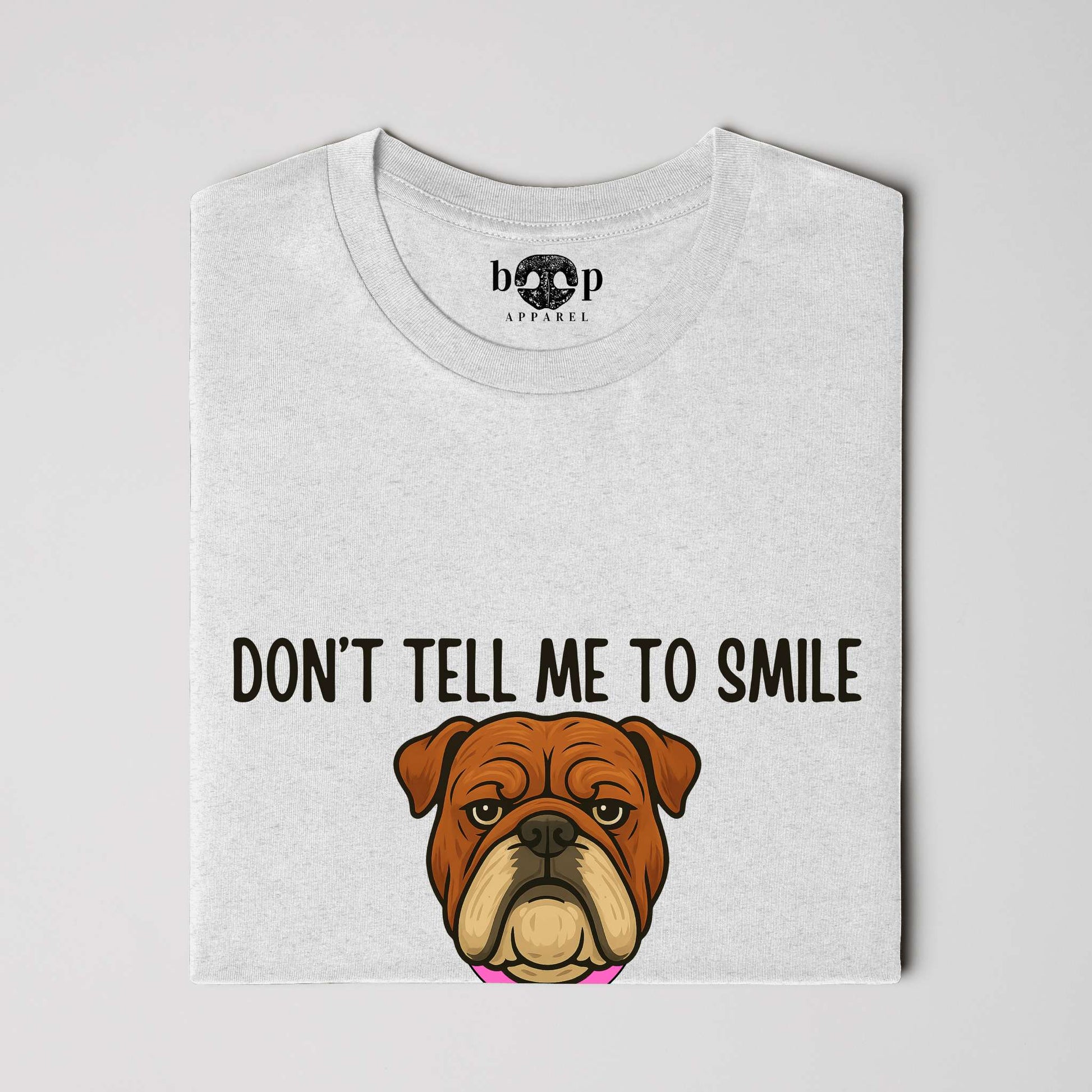Funny dog owner t-shirt with sarcastic humor -Resting Bully Face - Heather T