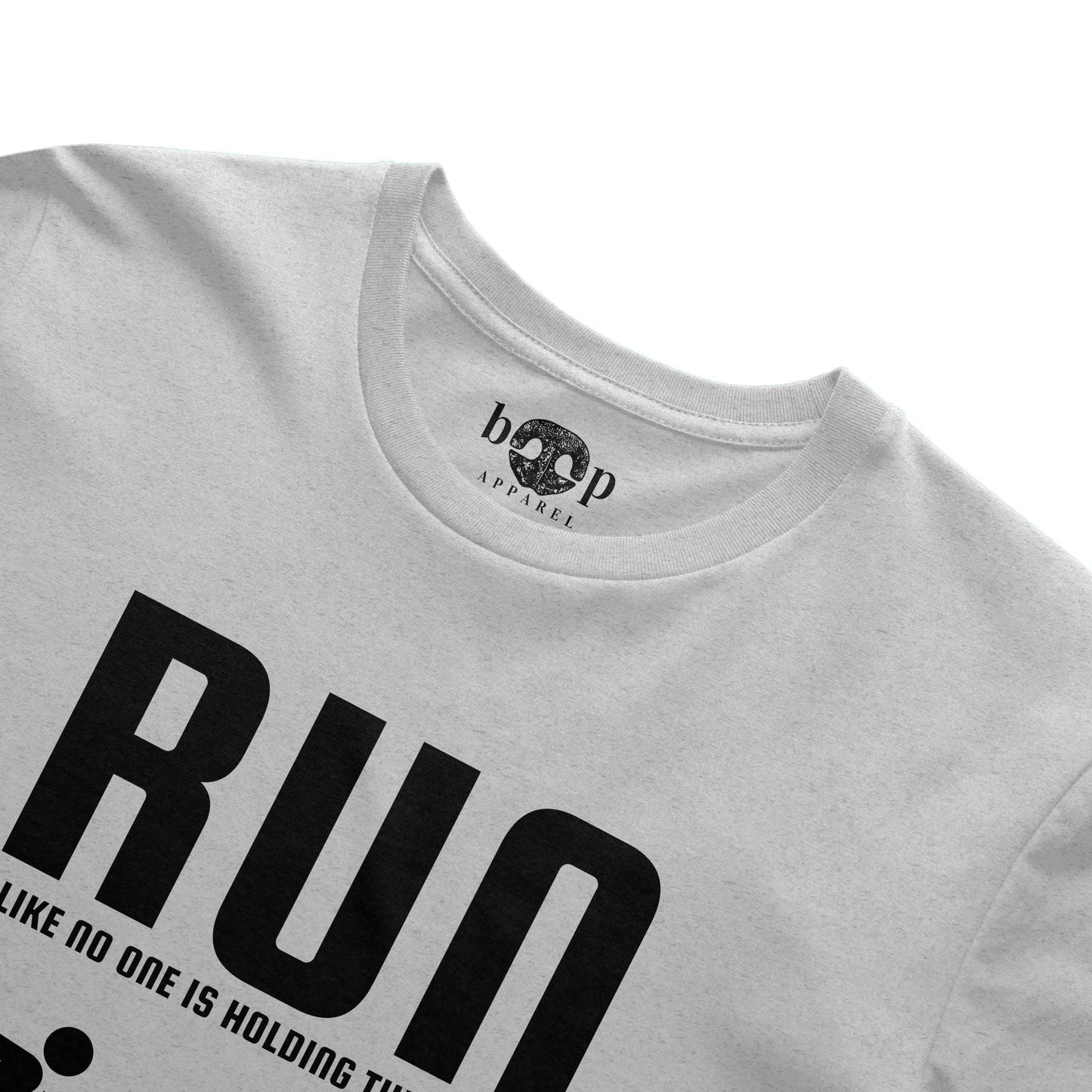 Funny dog owner t-shirt with sarcastic humor -Run Unleashed - Heather T